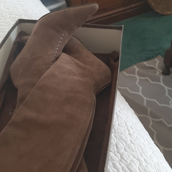 Mocha Suede Boots - Picture 5 of 5